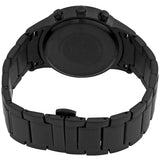 Emporio Armani Renato Chronograph Mother of Pearl Black Dial Black Steel Strap Watch For Men - AR11275