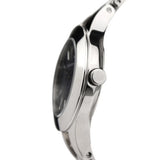 Emporio Armani Classic Quartz Black Dial Silver Steel Strap Watch For Women - AR7328
