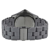 Marc Jacobs Pelly Grey Dial Grey Silicone Strap Watch for Women - MBM2589