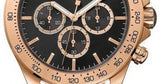 Hugo Boss Ikon Black Dial Black Leather Strap Watch for Men - 1513179