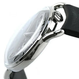 Emporio Armani Aviator Quartz Black Dial Black Leather Strap Watch For Men - AR11336
