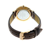 Daniel Wellington Classic Petite Bristol Black Dial Brown Leather Strap Watch For Women - DW00100165