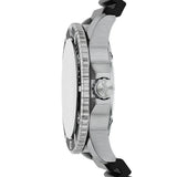 Emporio Armani World Explorer Solar Black Dial Black Silicone Strap Watch for Men - AR11788