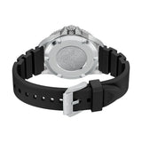 Emporio Armani World Explorer Solar Black Dial Black Silicone Strap Watch for Men - AR11788