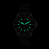 Emporio Armani World Explorer Solar Black Dial Black Silicone Strap Watch for Men - AR11788