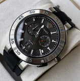 Versace V Extreme Chronograph Black Tone Dial Black Rubber Strap Watch for Men - VCN020017