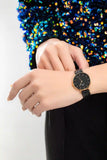 Daniel Wellington Classic Petite Reading Black Dial Black Leather Strap Watch For Women - DW00100167