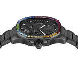 Philipp Plein High-Conic Automatic Black Dial Black Stainless Steel Strap Watch For Men - PWRAA0823