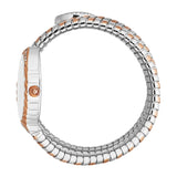 Just Cavalli Specchio Silver Dial Two Tone Steel Strap Watch for Women - JC1L323M0065
