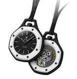 Swatch x AP Royal Pop Black Dial Black Leather Strap Watch for Men - Ocho Negro