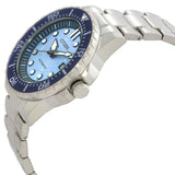 Citizen Mechanical Automatic Blue Dial Silver Steel Strap Watch for Men - NJ0178-81M