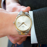 Tissot Ballade Quartz Silver Dial Two Tone Steel Strap Watch for Men - T156.410.22.031.00