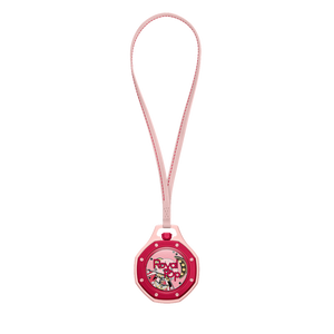 Swatch x AP Royal Pop Pink Dial Pink Leather Strap Watch for Women - Otto Rosso