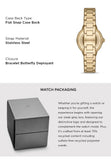 Emporio Armani Mia Crystals Gold Dial Gold Steel Strap Watch for Women - AR11609