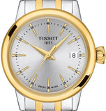 Tissot T Classic Dream Lady Silver Dial Two Tone Steel Strap Watch for Women - T129.210.22.031.00