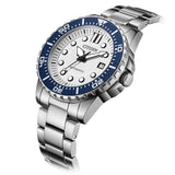 Citizen Mechanical Automatic White Dial Silver Steel Strap Watch for Men - NJ0171-81A