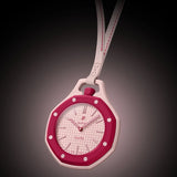 Swatch x AP Royal Pop Pink Dial Pink Leather Strap Watch for Women - Otto Rosso