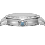 Emporio Armani Three Hand Blue Dial Two Tone Steel Strap Watch for Women - AR11597