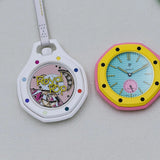 Swatch x AP Royal Pop White Dial White Leather Strap Watch for Men - Huit Blanc