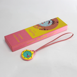 Swatch x AP Royal Pop Blue Dial Pink Leather Strap Watch for Women - Otg Roz