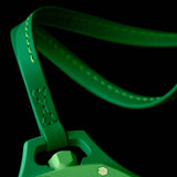 Swatch x AP Royal Pop Green Dial Green Leather Strap Watch for Men - Green Eight