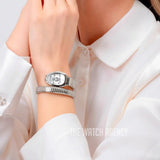 Just Cavalli Serpente Silver Dial Silver Steel Strap Watch for Women - JC1L227M0015