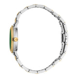 Just Cavalli Donna Glam Green Dial Two Tone Steel Strap Watch for Women - RC5L098M0065