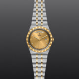 Tudor Royal Automatic Diamonds Gold Dial Two Tone Steel Strap Watch for Men - M28603-0006