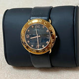 Marc Jacobs Blade Blue Dial Blue Leather Strap Watch for Women - MBM1224