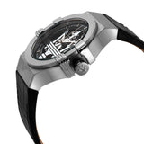 Maserati Potenza Automatic Black Dial Black Leather Strap Watch For Men - R8821108038