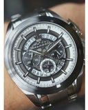 Maserati Traguardo Chronograph Black Dial Silver Steel Strap Watch For Men - R8873612059