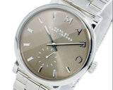 Marc Jacobs Baker Brown Dial Silver Steel Strap Watch For Women - MBM3329
