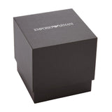 Emporio Armani Paolo Chronograph Black Dial Silver Steel Strap Watch For Men - AR11602