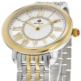 Michele Serein Mother of Pearl Dial Two Tone Steel Strap Watch for Women - MWW21B000015