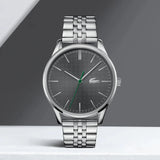 Lacoste Vienna Gray Dial Gray Steel Strap Watch for Men - 2011073T