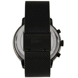 Lacoste Replay Black Dial Black Steel Strap Watch for Men - 2011194
