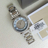 Michael Kors Caitlin Crystal Dial Silver Steel Strap Watch for Women - MK3331