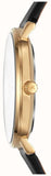 Michael Kors Pyper Black Dial Black Leather Strap Watch For Women - MK2747