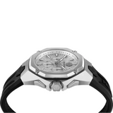 Philipp Plein Octagon Silver Dial Black Silicone Strap Watch for Men  - PWTBA0123