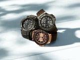 Guess Rigor Analog Quartz Black Dial Brown Leather Strap Watch For Men - W0040G2