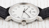 Tissot T Classic Desire White Dial Black Leather Strap Watch For Men - T52.1.421.12