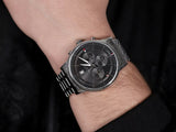 Tommy Hilfiger Kyle Chronograph Grey Dial Silver Steel Strap Watch for Men - 1791632