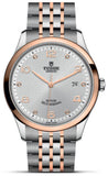 Tudor 1926 Automatic Diamonds Silver Dial Two Tone Steel Strap Watch for Men - M91651-0002