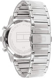 Tommy Hilfiger Kane Blue Dial Silver Steel Strap Watch for Men - 1710401