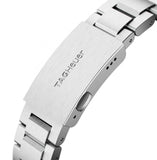 Tag Heuer Aquaracer Calibre 5 Automatic Sunray Brown Dial Silver Steel Strap Watch for Men - WAY2018.BA0927