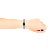 Longines Dolcevita Black Dial Silver Steel Strap Watch for Women - L5.258.4.57.6